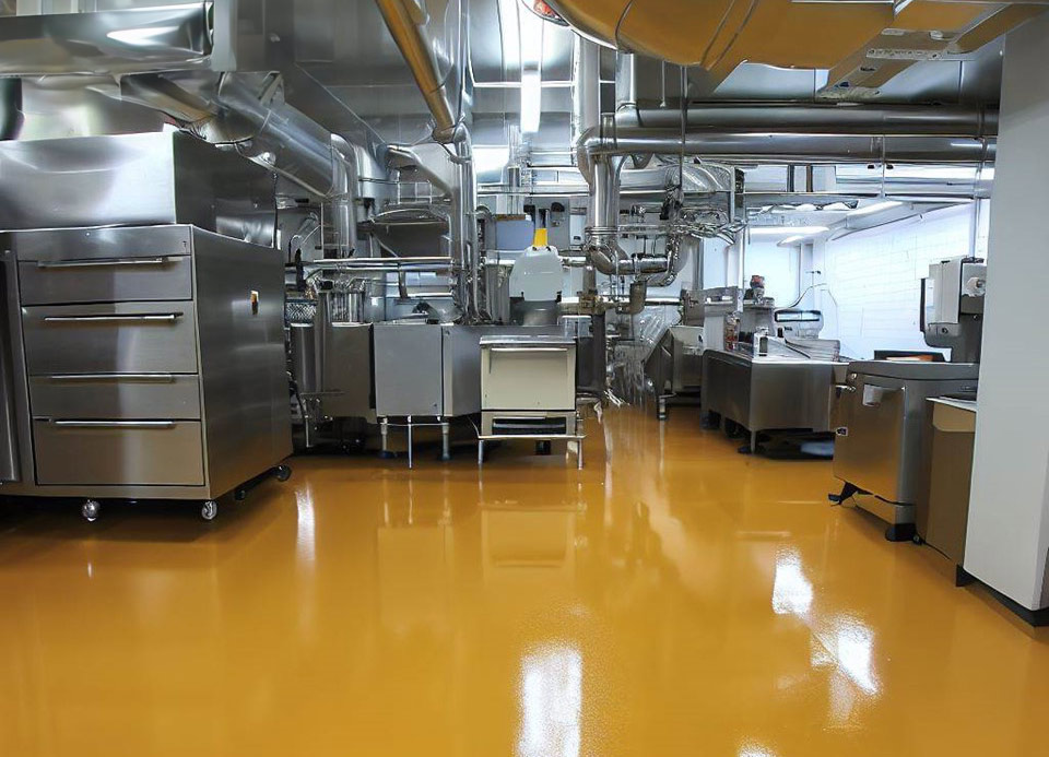 commercial kitchen epoxy flooring