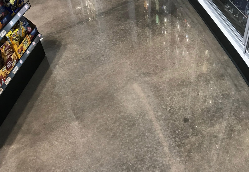 polished floor